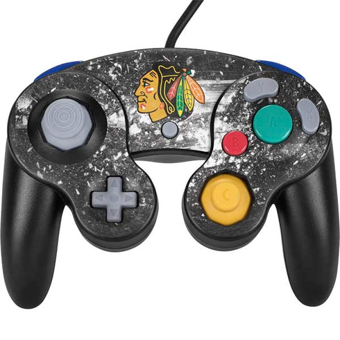 NHL Chicago Blackhawks Frozen Nintendo GameCube Controller Skin