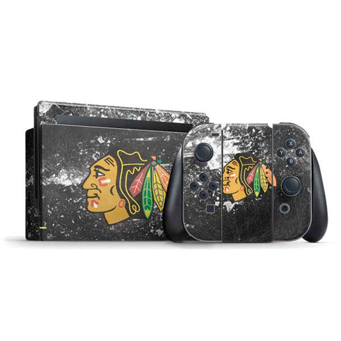 NHL Chicago Blackhawks Frozen Nintendo Switch Bundle Skin