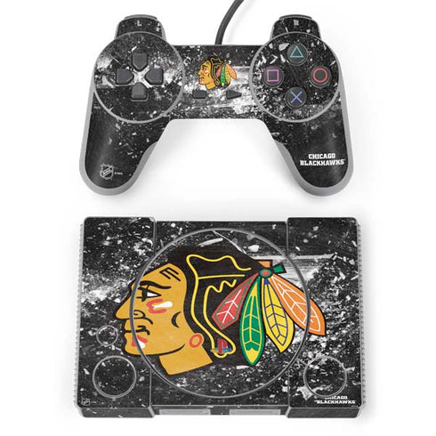 NHL Chicago Blackhawks Frozen PlayStation Classic Bundle Skin