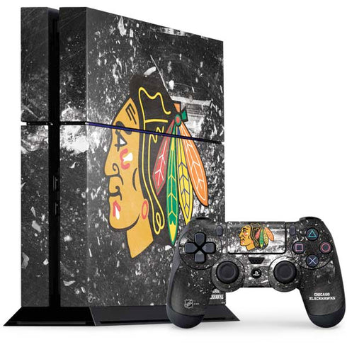 NHL Chicago Blackhawks Frozen PlayStation PS4 Skins