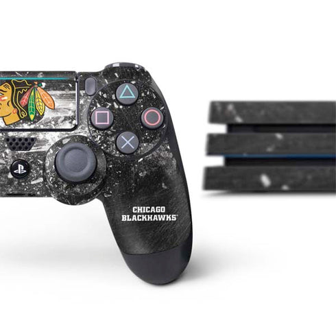 NHL Chicago Blackhawks Frozen PS4 Pro Bundle Skin