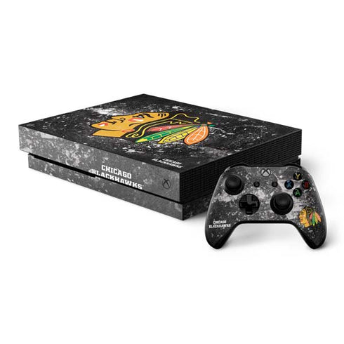 NHL Chicago Blackhawks Frozen Xbox One X Bundle Skin