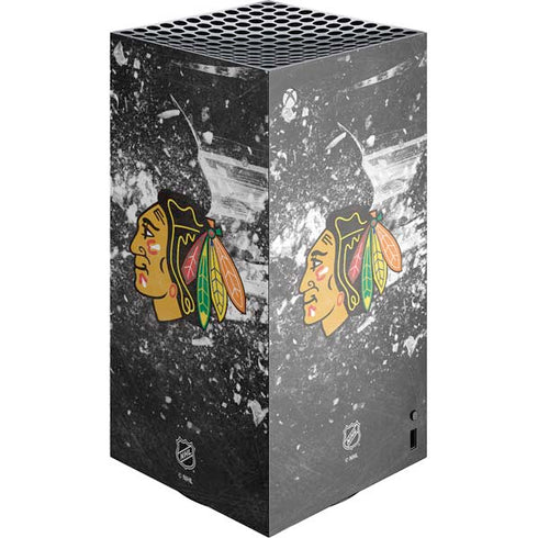 NHL Chicago Blackhawks Frozen XBox Series X Digital Edition Console Skin