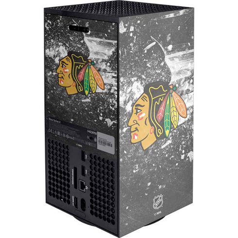 NHL Chicago Blackhawks Frozen XBox Series X Digital Edition Console Skin