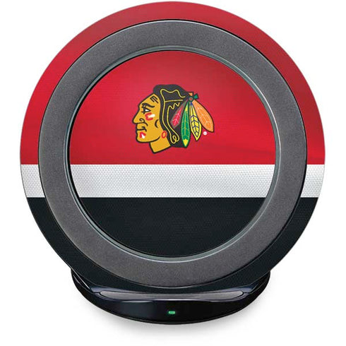 NHL Chicago Blackhawks Jersey Fast Charge Wireless Charging Stand Skin