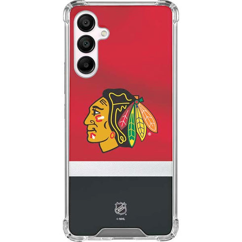 NHL Chicago Blackhawks Jersey Galaxy A16 5G Clear Case