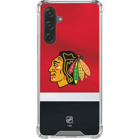 NHL Chicago Blackhawks Jersey Galaxy A17 Clear Case