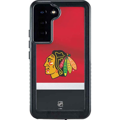 NHL Chicago Blackhawks Jersey Galaxy S24 Plus Waterproof Case
