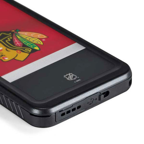 NHL Chicago Blackhawks Jersey Galaxy S24 Plus Waterproof Case