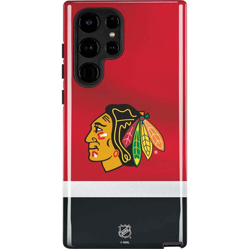 NHL Chicago Blackhawks Jersey Galaxy S25 Ultra Impact Case