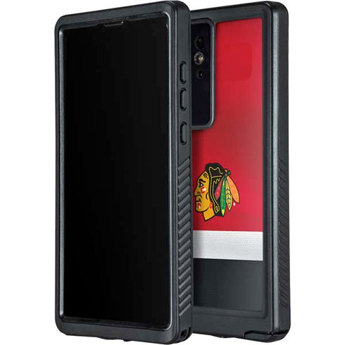 NHL Chicago Blackhawks Jersey Galaxy S24 Ultra Waterproof Case