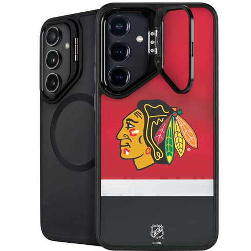 NHL Chicago Blackhawks Jersey Galaxy S26 Kickstand Case