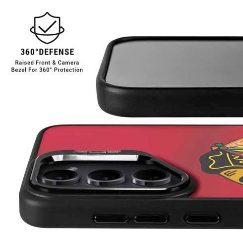 NHL Chicago Blackhawks Jersey Galaxy S26 Plus Kickstand Case