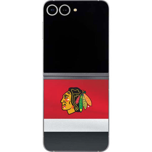 NHL Chicago Blackhawks Jersey Galaxy Z Flip6 Skin