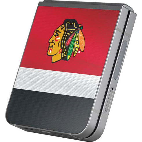 NHL Chicago Blackhawks Jersey Galaxy Z Flip6 Skin