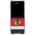 NHL Chicago Blackhawks Jersey Galaxy Z Flip6 Clear Case
