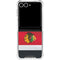 NHL Chicago Blackhawks Jersey Galaxy Z Flip7 Clear Case