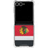 NHL Chicago Blackhawks Jersey Galaxy Z Flip7 Clear Case