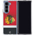 NHL Chicago Blackhawks Jersey Galaxy Z Fold5 5G Clear Case