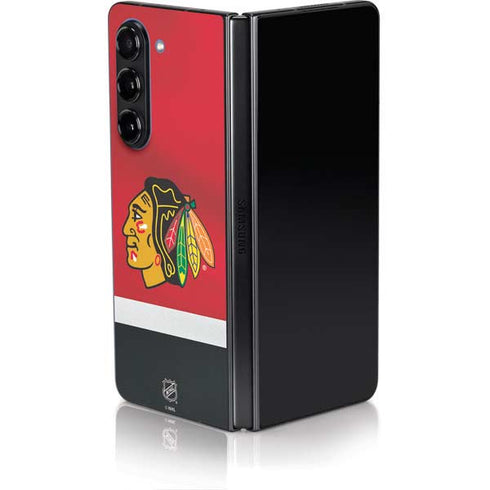 NHL Chicago Blackhawks Jersey Galaxy Z Fold5 5G Skin