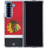 NHL Chicago Blackhawks Jersey Galaxy Z Fold7 Clear Case