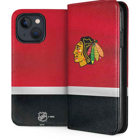 NHL Chicago Blackhawks Jersey iPhone 15 Folio Case