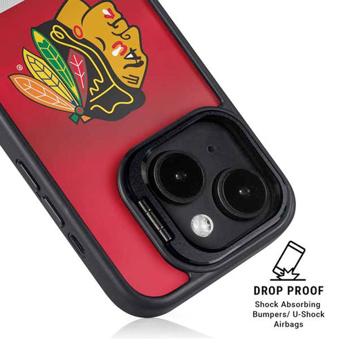 NHL Chicago Blackhawks Jersey iPhone 15 Kickstand Case