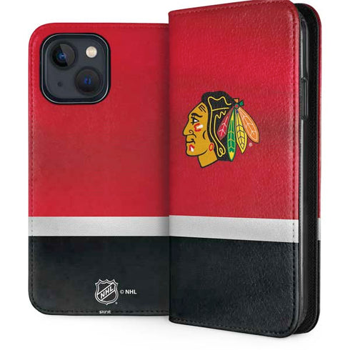 NHL Chicago Blackhawks Jersey iPhone 15 Plus Folio Case