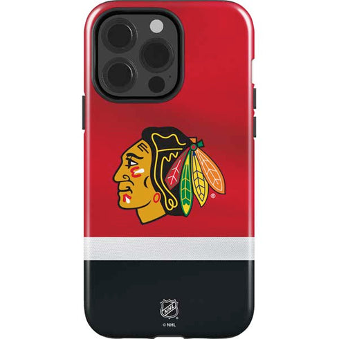 NHL Chicago Blackhawks Jersey iPhone 15 Pro Impact Case