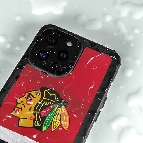 NHL Chicago Blackhawks Jersey iPhone 15 Pro Waterproof Case
