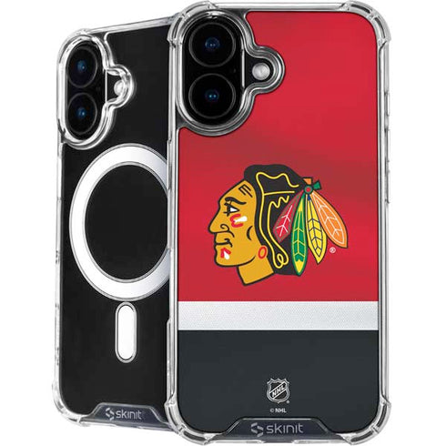 NHL Chicago Blackhawks Jersey iPhone 16 MagSafe Case