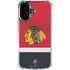 NHL Chicago Blackhawks Jersey iPhone 16 Plus Clear Case