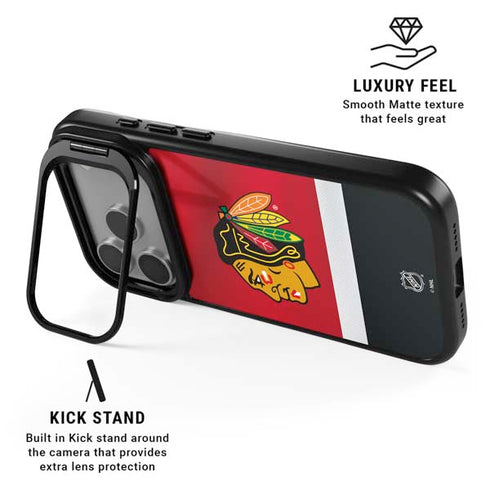 NHL Chicago Blackhawks Jersey iPhone 17 Pro Max Kickstand Case