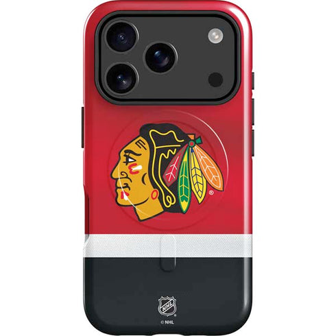 NHL Chicago Blackhawks Jersey iPhone 17 Pro Max Magsafe Impact Case