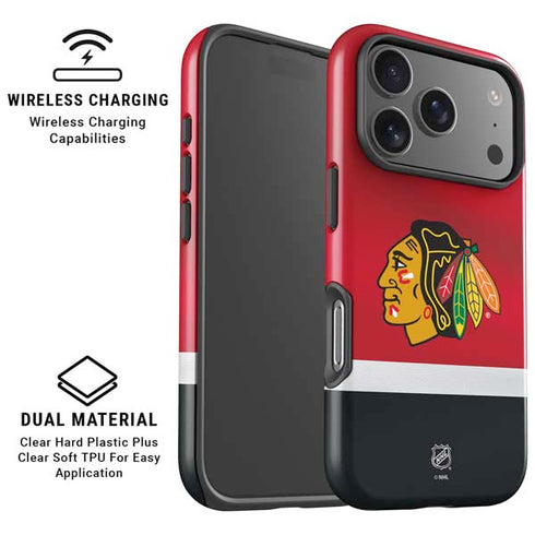 NHL Chicago Blackhawks Jersey iPhone 17 Pro Max Magsafe Impact Case