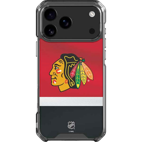 NHL Chicago Blackhawks Jersey iPhone 18 Pro Max Clear Case