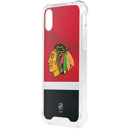 NHL Chicago Blackhawks Jersey iPhone XS Clear Case