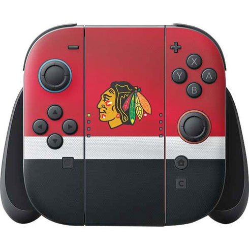 NHL Chicago Blackhawks Jersey Nintendo Switch 2 (2025) Joy-Con Controller Skin