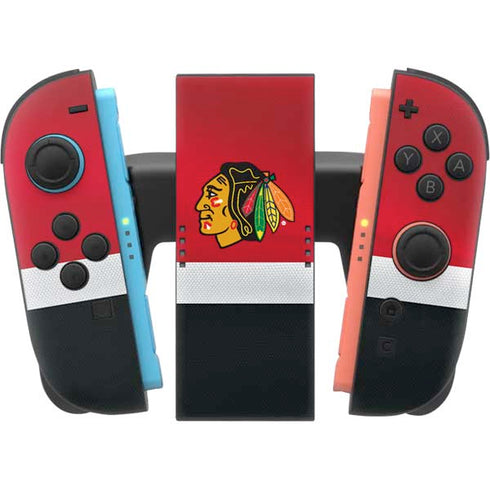 NHL Chicago Blackhawks Jersey Nintendo Switch 2 (2025) Joy-Con Controller Skin