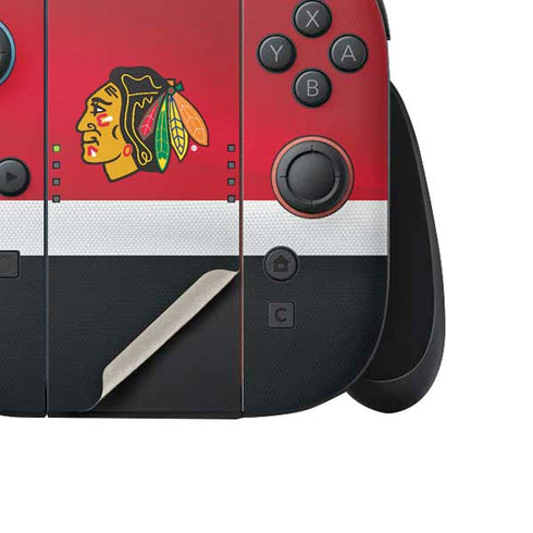 NHL Chicago Blackhawks Jersey Nintendo Switch 2 (2025) Joy-Con Controller Skin