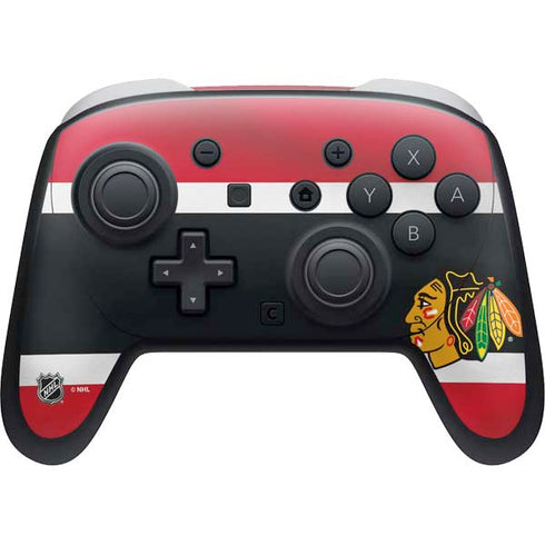 NHL Chicago Blackhawks Jersey Nintendo Switch 2 (2025) Pro Controller Skin