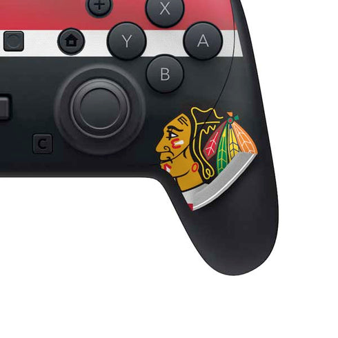 NHL Chicago Blackhawks Jersey Nintendo Switch 2 (2025) Pro Controller Skin