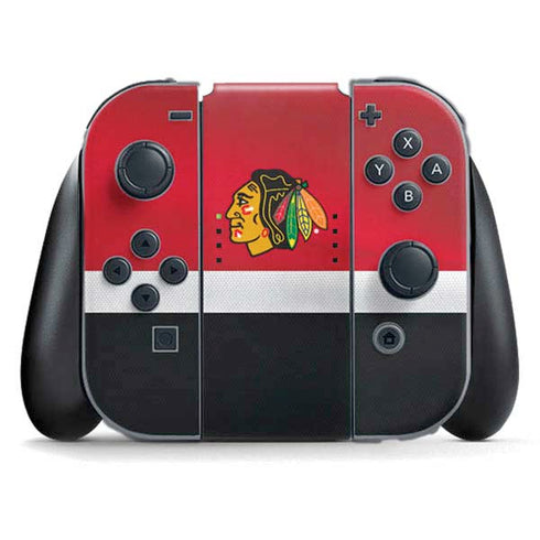 NHL Chicago Blackhawks Jersey Nintendo Switch (2017-2021) Joy-Con Controller Skin