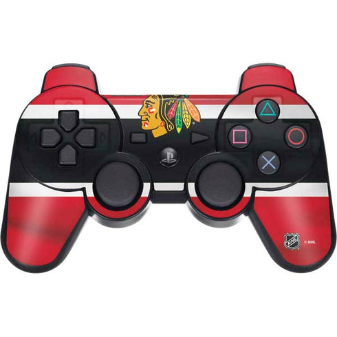 NHL Chicago Blackhawks Jersey PS3 Dual Shock wireless controller Skin
