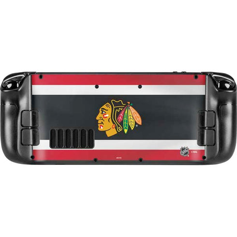NHL Chicago Blackhawks Jersey Steam Deck Handheld Gaming Computer Skin