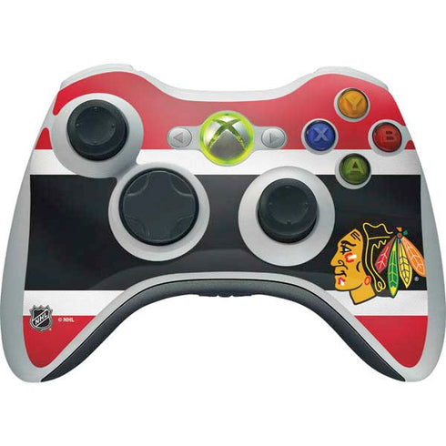 NHL Chicago Blackhawks Jersey Xbox 360 Wireless Controller Skin