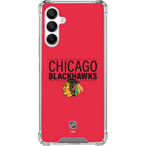 NHL Chicago Blackhawks Lineup Galaxy A16 5G Clear Case