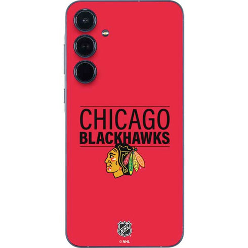 NHL Chicago Blackhawks Lineup Galaxy A55 5G Skin