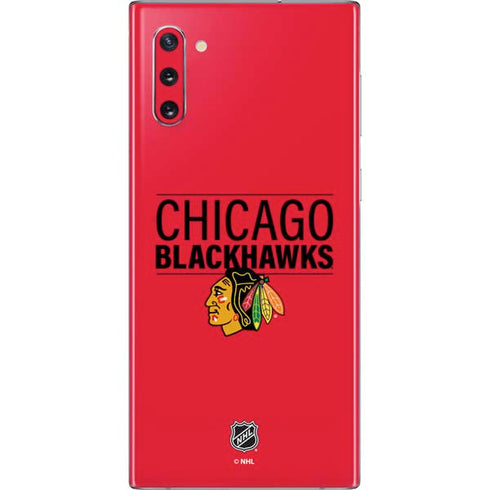 NHL Chicago Blackhawks Lineup Galaxy Note 10 Skin