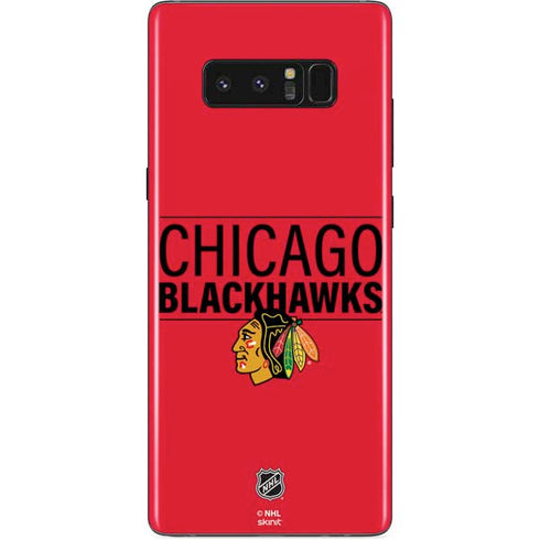 NHL Chicago Blackhawks Lineup Galaxy Note 8 Skin